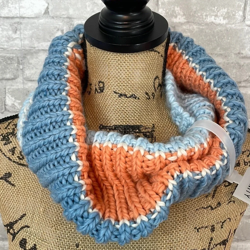 Wild Fable Colorblock Infinity Scarf NWT